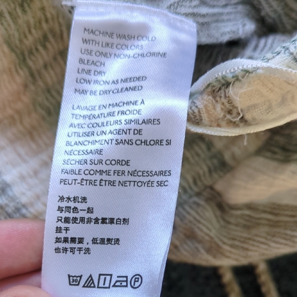 Free People Striped Cotton Pants- Size XS - Picture 5 of 5